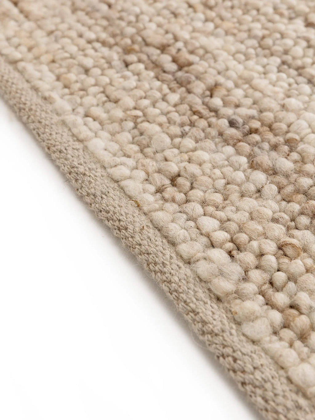 Wollteppich Finn, Beige