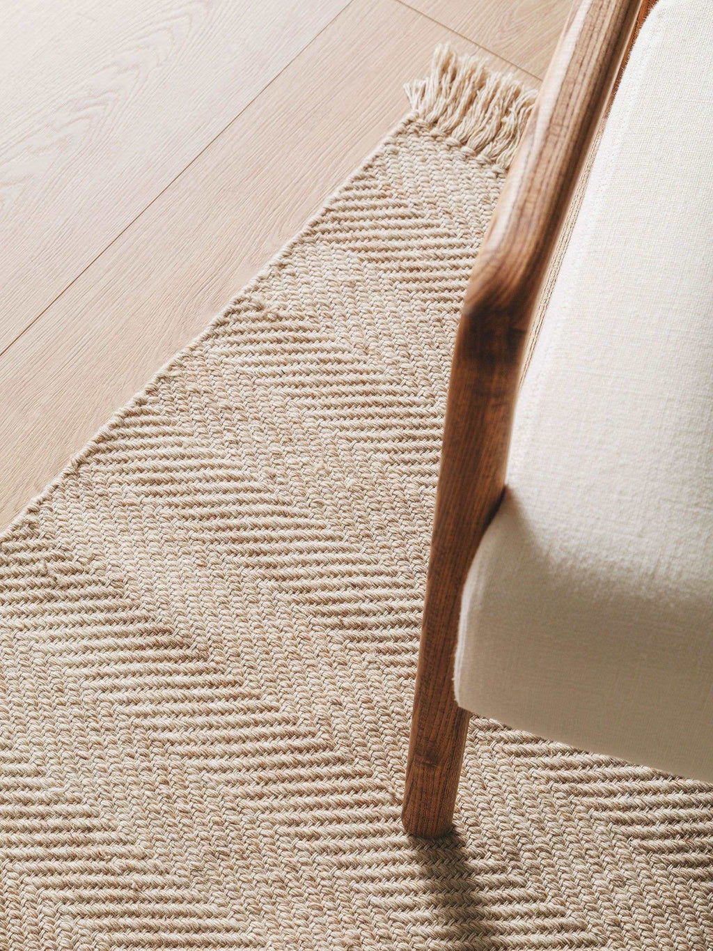 Wollteppich Lars, Beige