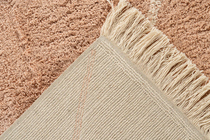Area Rug - 100% Cotton - Mylen 225 Cream / Dusty Pink