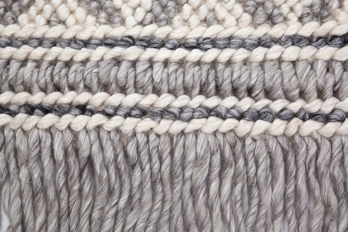 Teppich Natura Modern Loft-Style, Fransen - Silber - carpetz