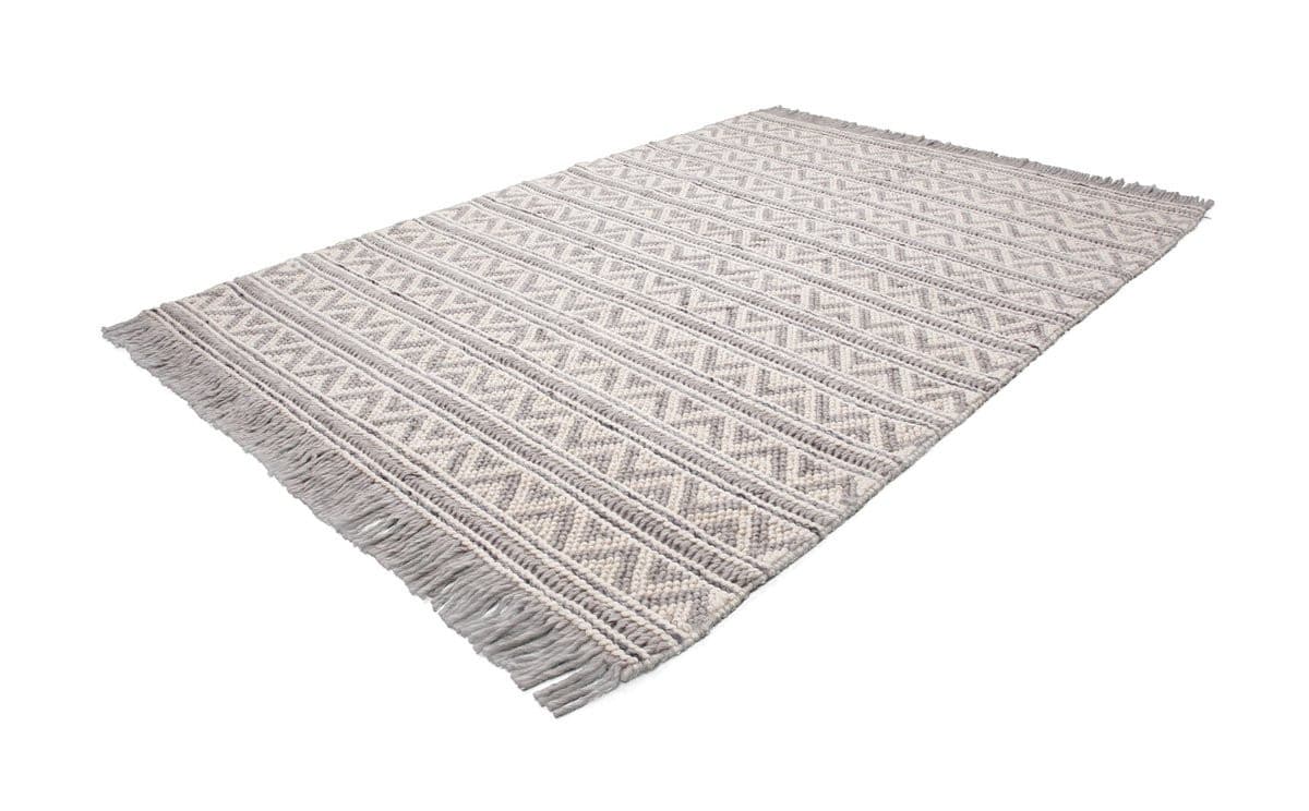 Teppich Natura Modern Loft-Style, Fransen - Silber - carpetz