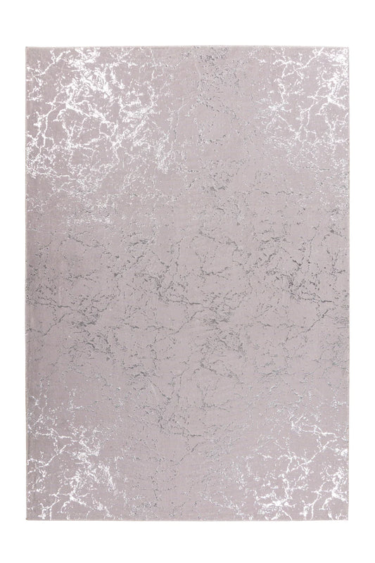 Carpet Bijou 125, high pile - taupe / silver 