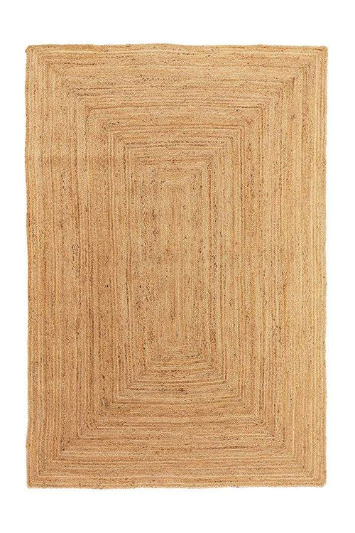 Juteteppich Jutta Hellbraun – 100% Jute, handgewebt | carpetz.de