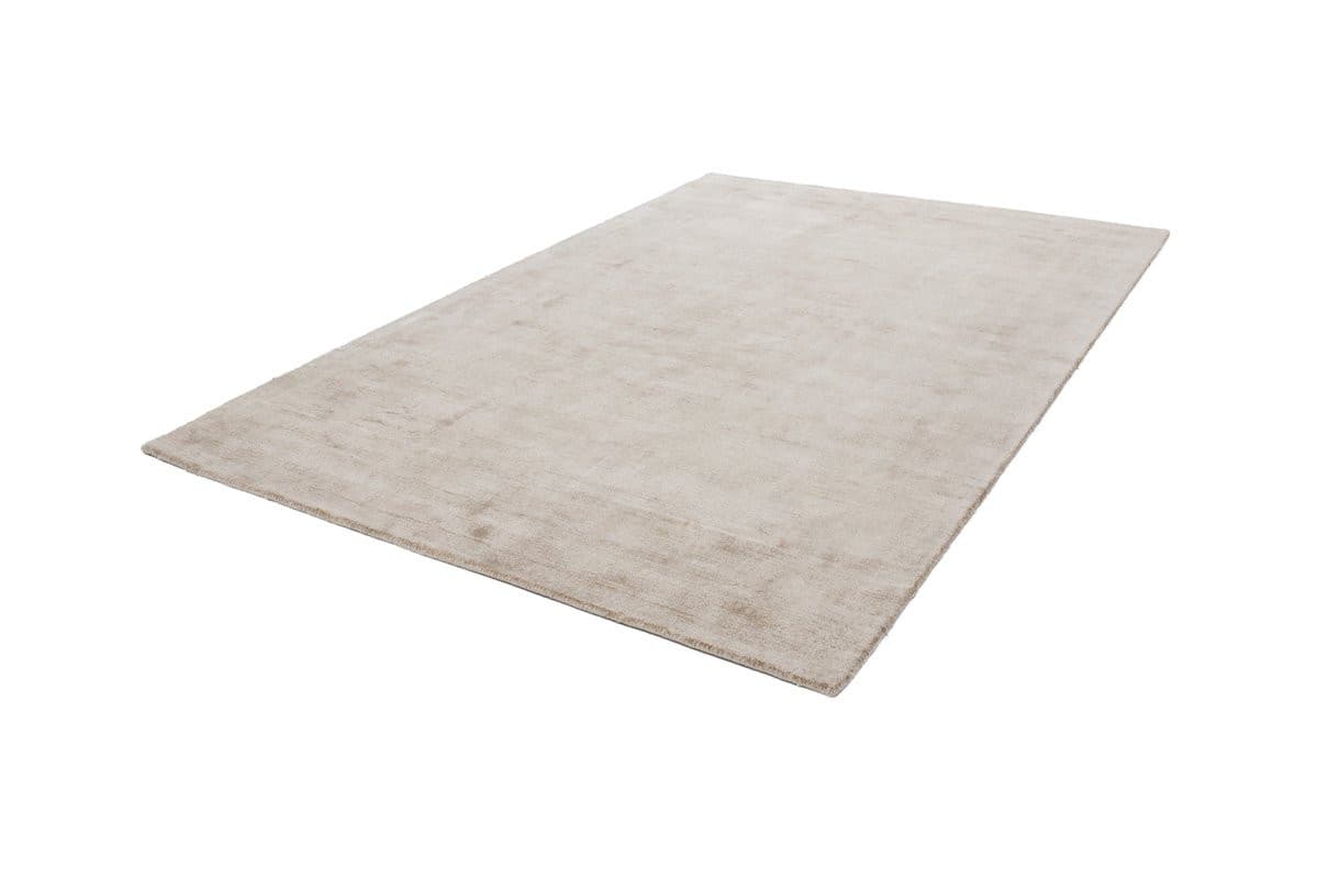 Teppich Viskoseteppich Luxury 110 Elfenbein / Taupe, Modern-Loft - carpetz