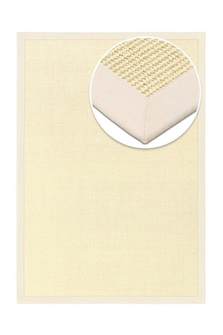 Mara creme sisaltæppe – materialevisning