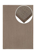 Sisal Teppich City Stripe taupe/hellbraun