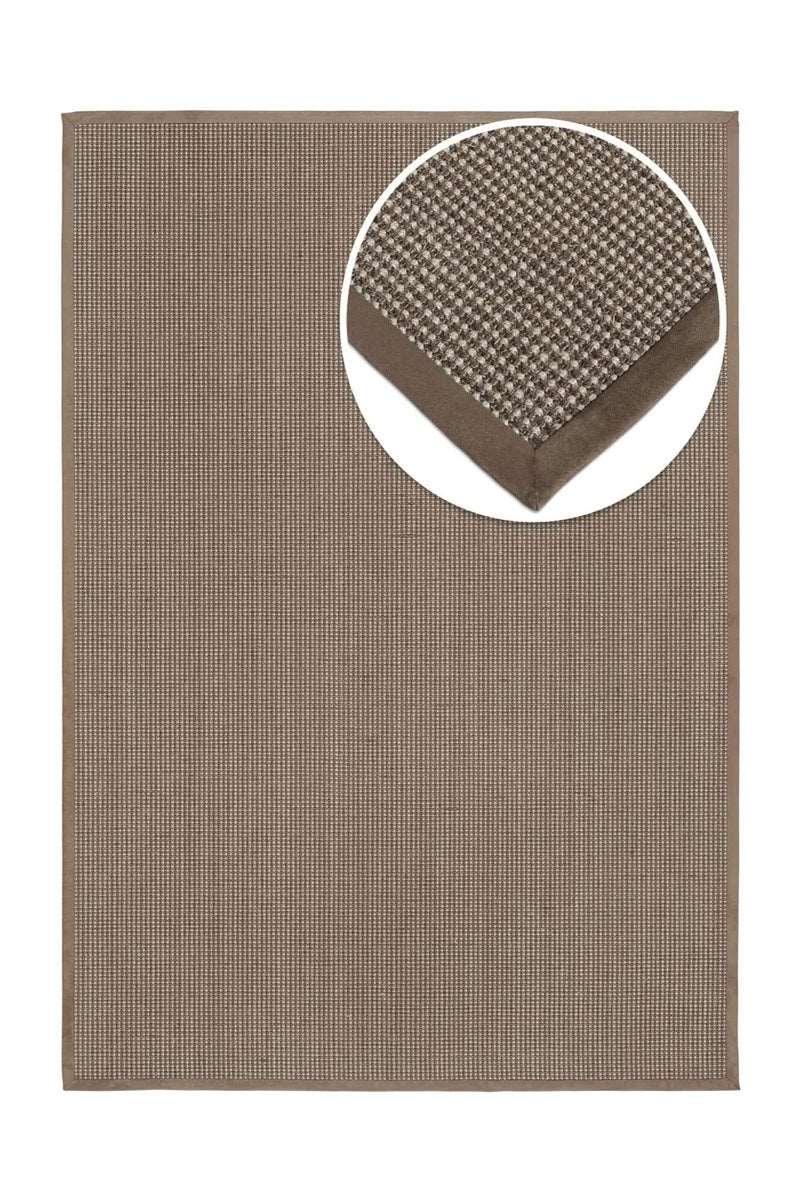 Sisal Teppich City Stripe taupe/hellbraun