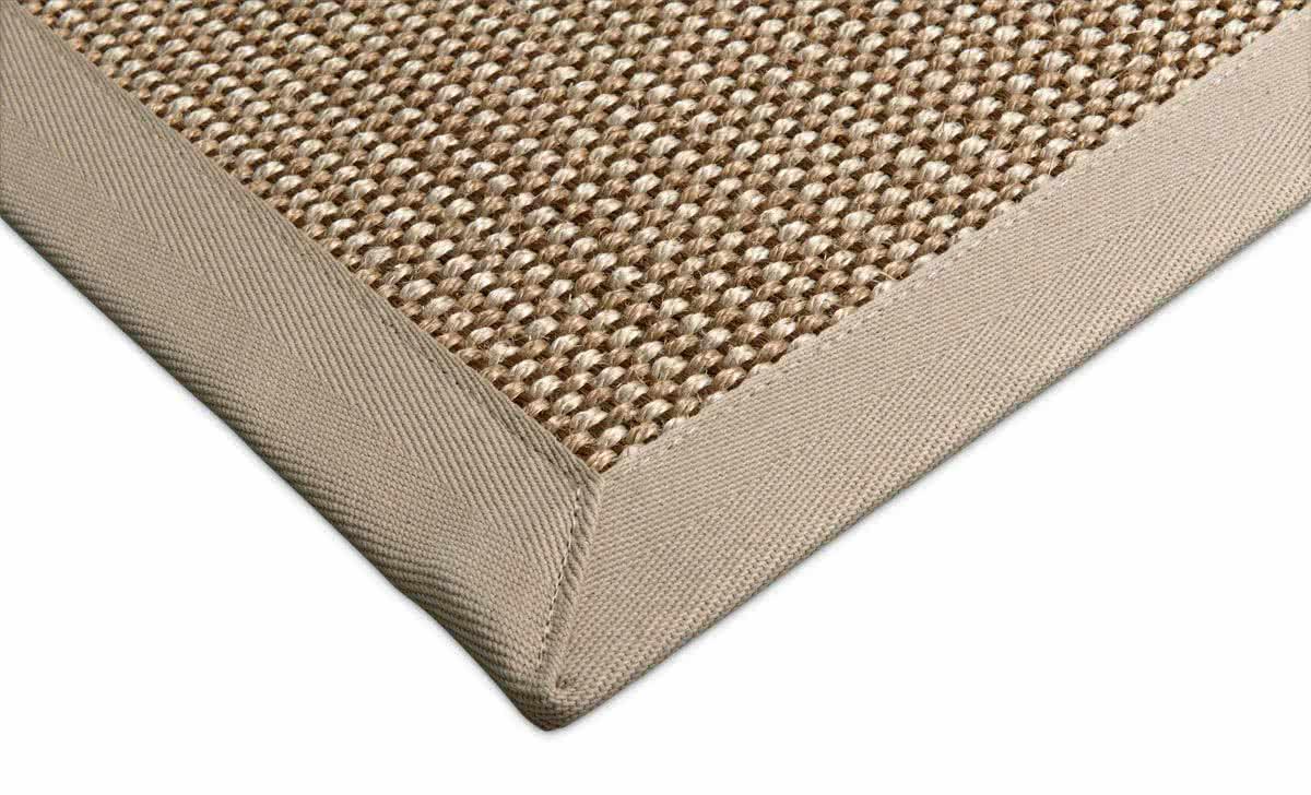 Sisal Teppich Linen natur/hellbraun - carpetz