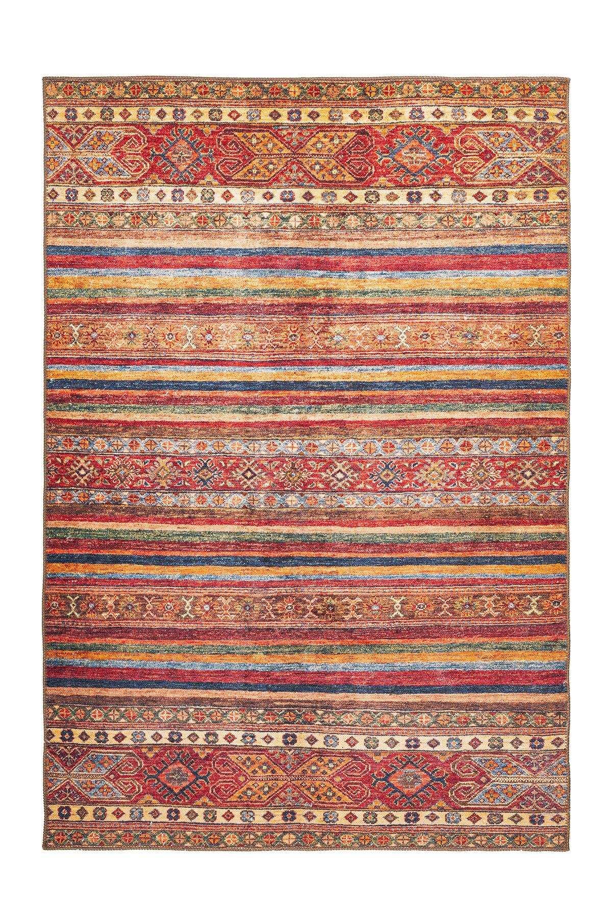 Teppich Faye 725 Multi / Rot, Oriental-Look Etno - carpetz