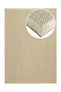 Teppich Sisal Cuadro hellbeige - carpetz