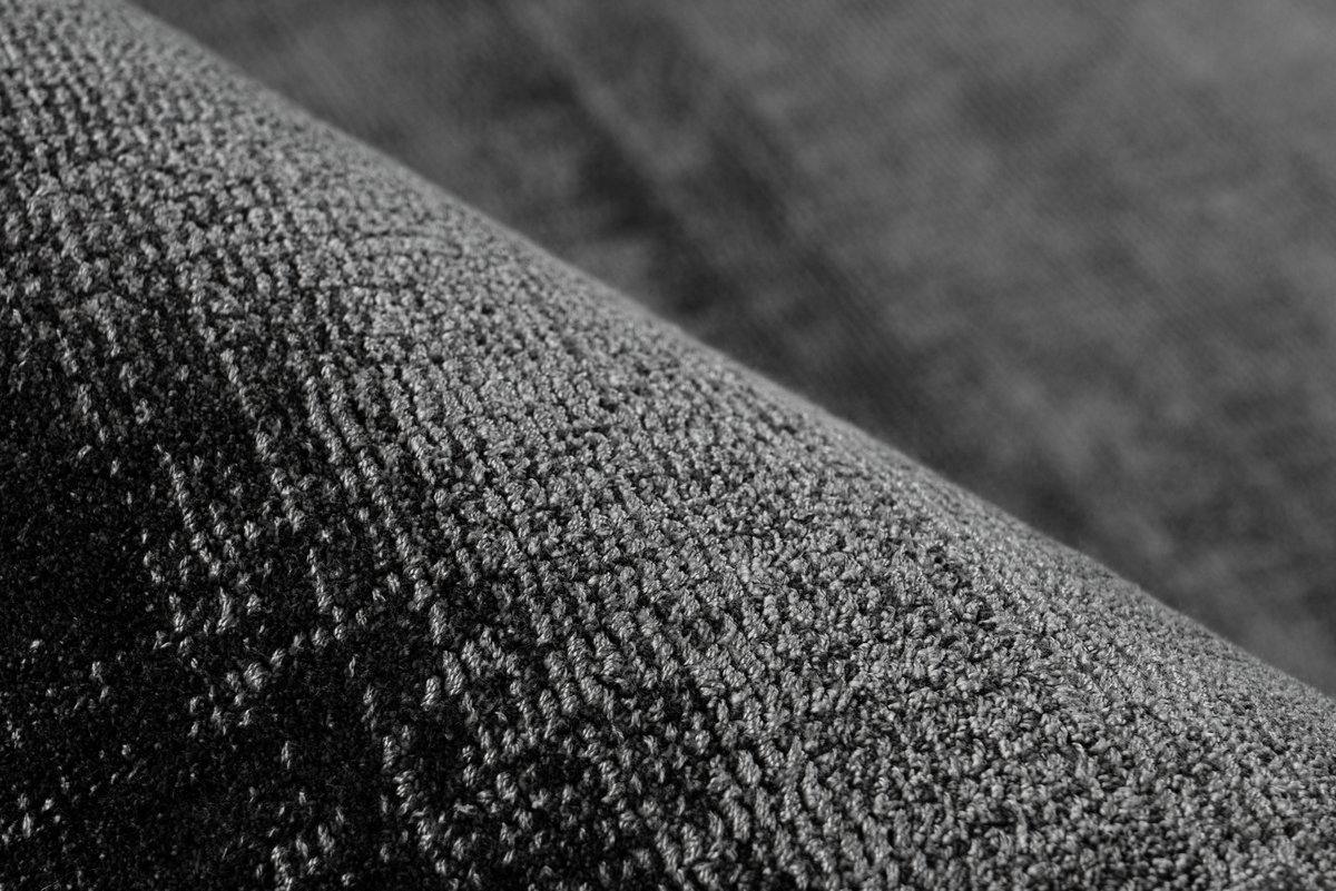 Teppich Village 125 Graphit, Bambusseide