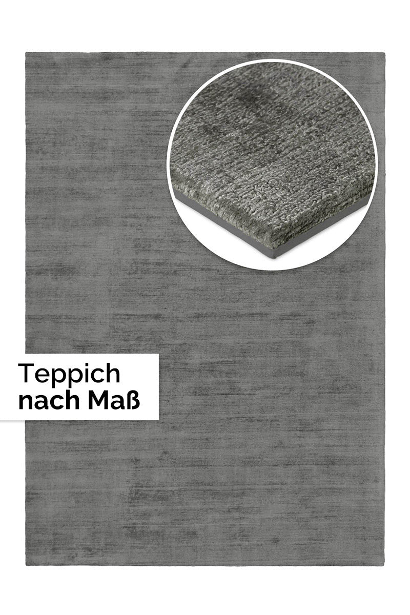 Teppich Essential Frost Grey - nach Maß | Lyocell (Tencel)