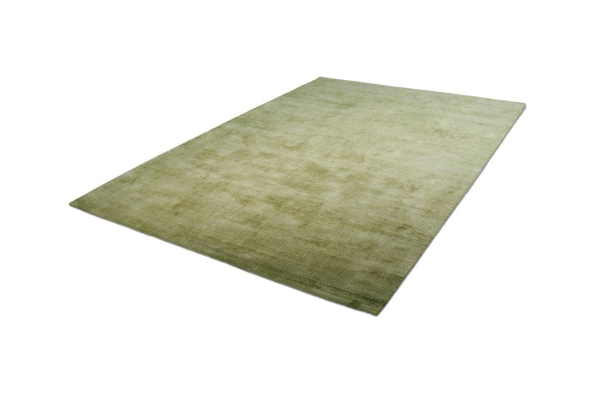 Teppich Viskose Luxury 110, edelgrün - carpetz