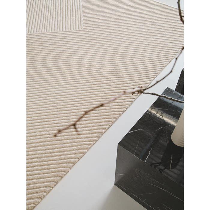 Wollteppich Yanis Ivory - 100% Wolle, Beige - carpetz