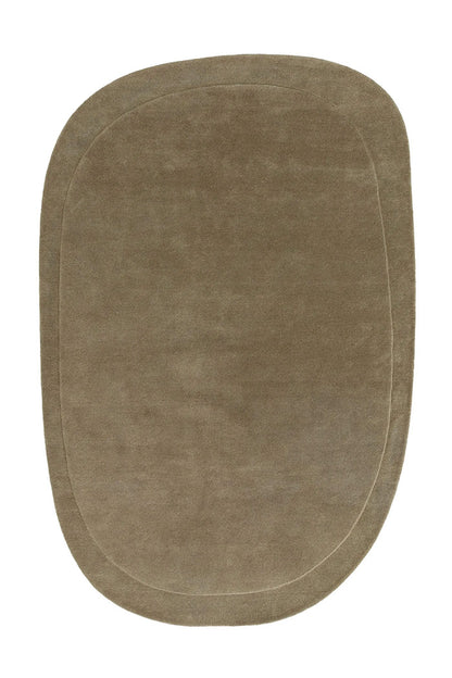Шерстяний килимок форми, салатовий 
