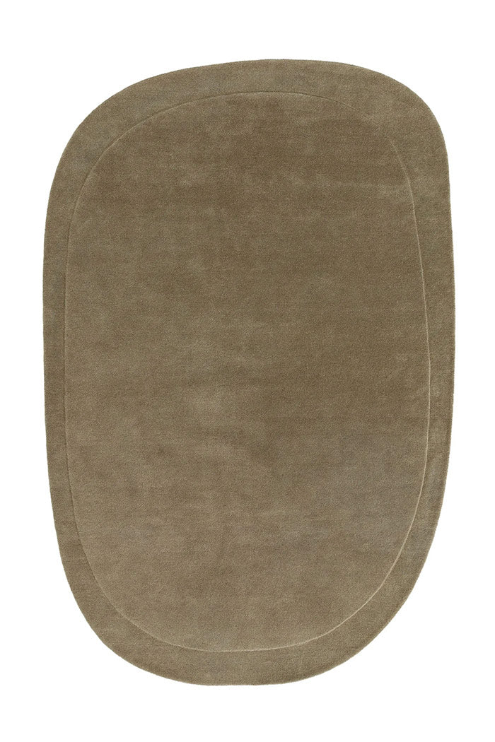 Wollteppich Shape, Hellgrün